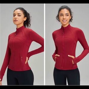 Women's Burgundy Utility Jacket